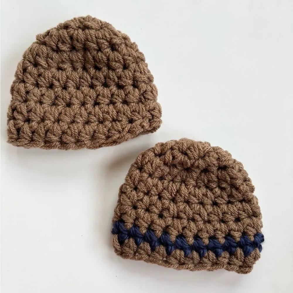 Newborn Crochet Baby Hats